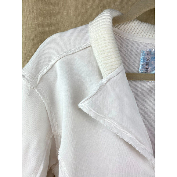 Cirque Du Soleil Jacket And I am Free 100% Cotton Full Zip White Size XL - Picture 5 of 12